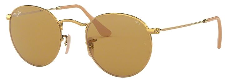 Ray-Ban  RB3447 90644I ROUND METAL
