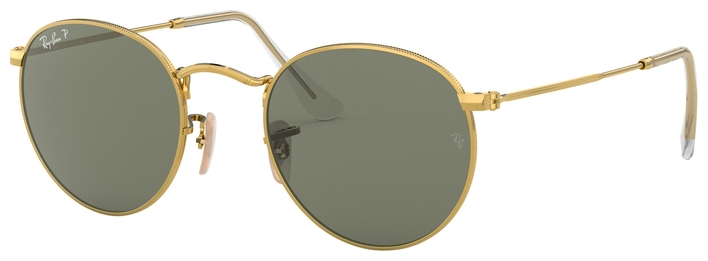  Ray-Ban  RB3447 001/58 ROUND METAL